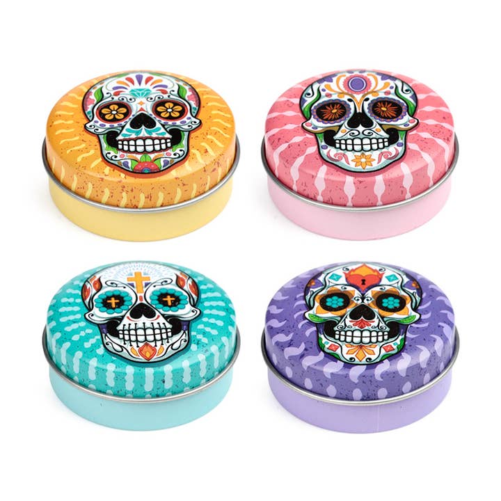 Puckator Ltd – wholesale Läppbalsam – Day of the Dead läppbalsam i en burk1