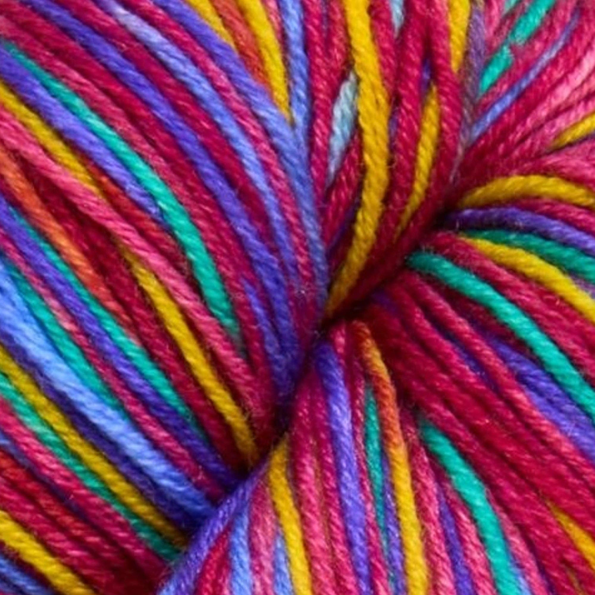 Sensy - Wholesale Yarn - Sensy Colorburst Yarn, 75% Extra Fine Superwash Merino Wool, 25% Polyamide, Hand-dyed, 3.5 oz, 438 Yards, Gauge 1 Super Fine1