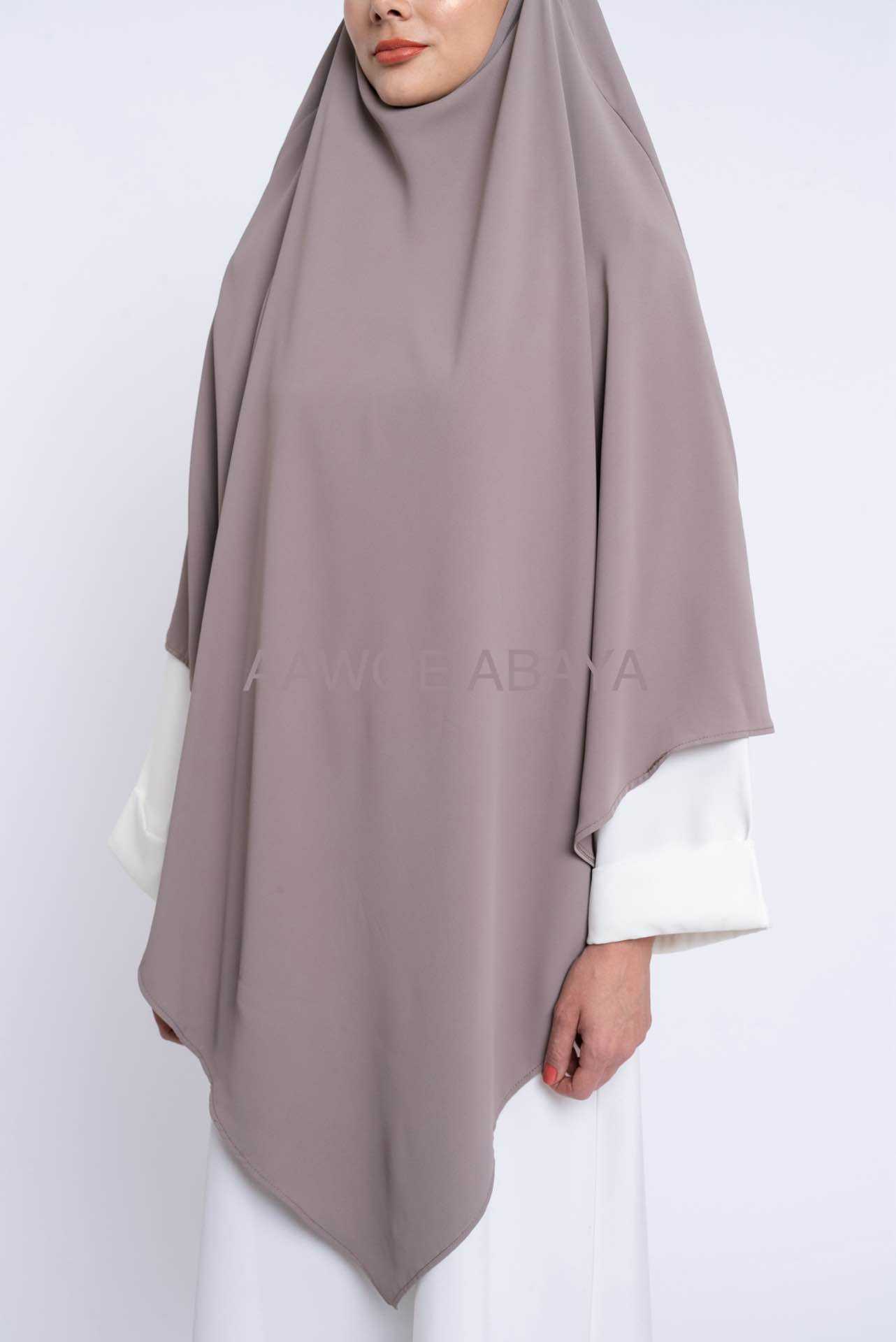 Aawoe Abaya - Vente Hijabs – femme - Khimar Maya Long Pointu - 2143-KH12