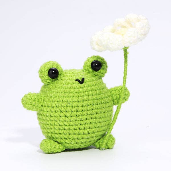 Showcase - Wholesale DIY Craft Kit - The LOOP Brigade: DIY Mini Crochet Plush Toy Complete Kit For Beginners - Bogart the Frog2