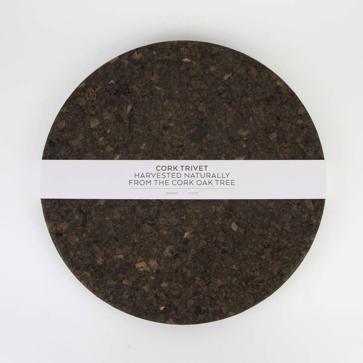 LIGA - Wholesale Trivet - Smoked Cork Trivet - Large / Sustainable Homeware & Gifts3