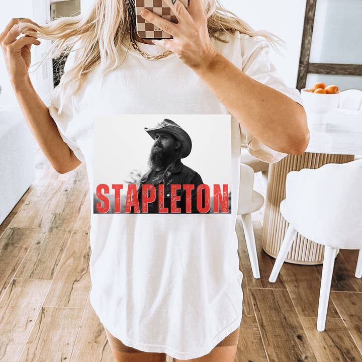 Camiseta con estampado de música country de Chris Stapleton para venta al por mayor de ZZ Threadz