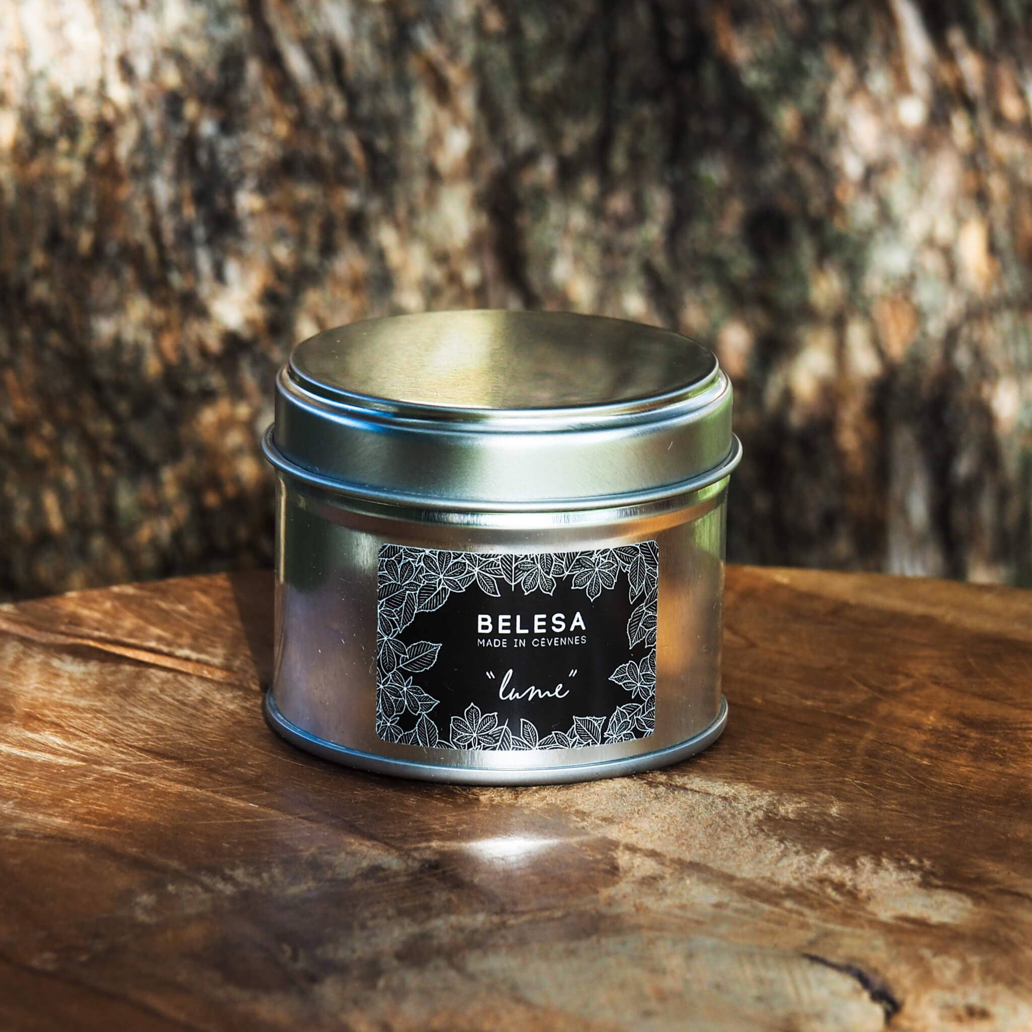 Belesa Made in Cévennes - Wholesale Jar/Filled Candle - “Lume” Essential Handmade Candle - 80g0