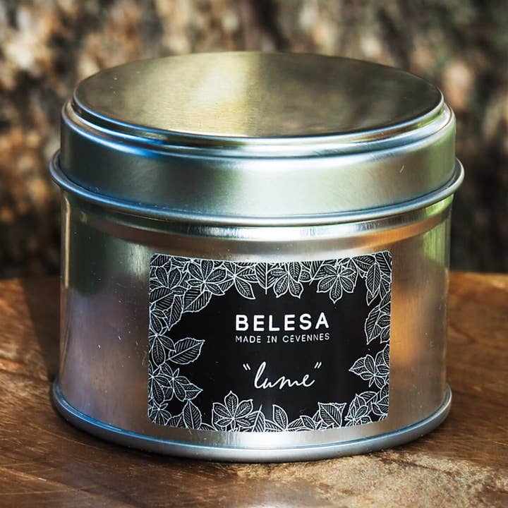 Belesa Made in Cévennes - Wholesale Jar/Filled Candle - “Lume” Essential Handmade Candle - 80g0