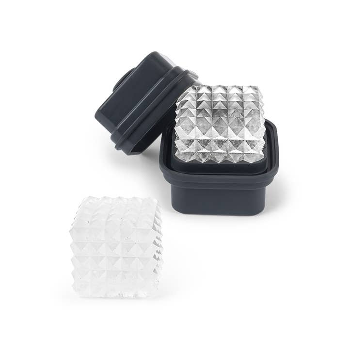 Until Pty Ltd - Wholesale Ice tray/mould - W&P Cocktail Ice Cube Prism Charcoal3