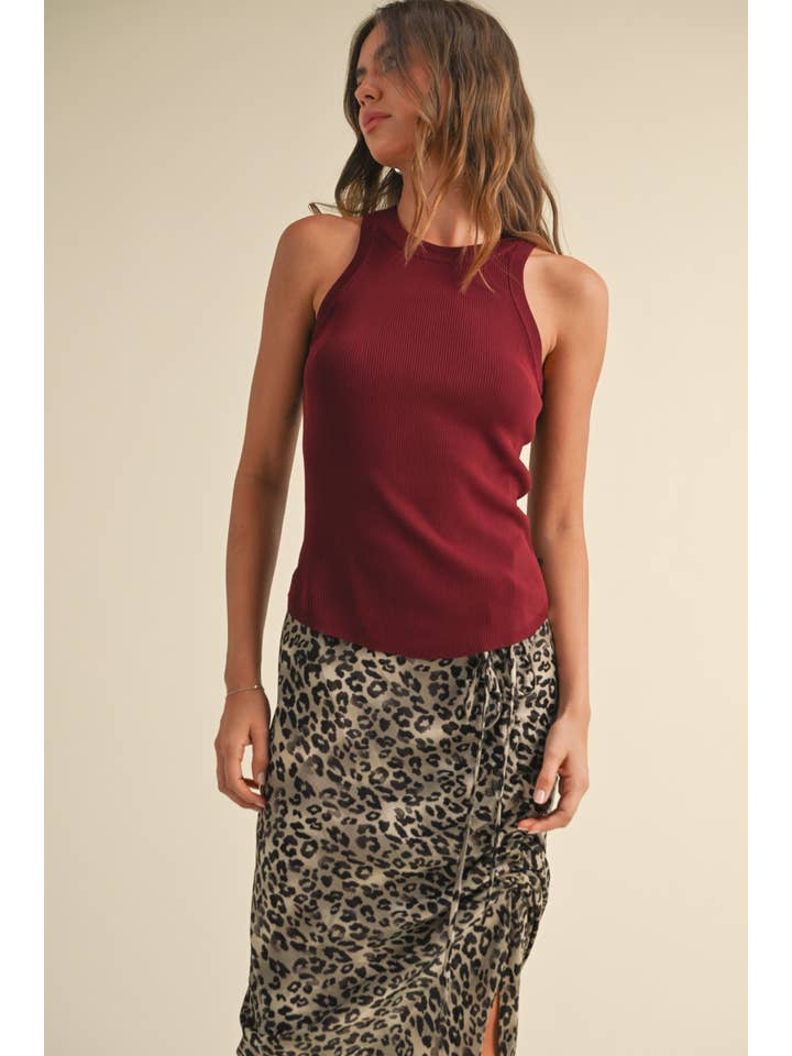 MIOU MUSE - Wholesale Tank Top - Women's - MMT1242 CLASSIC RIBBED TANK TOP34