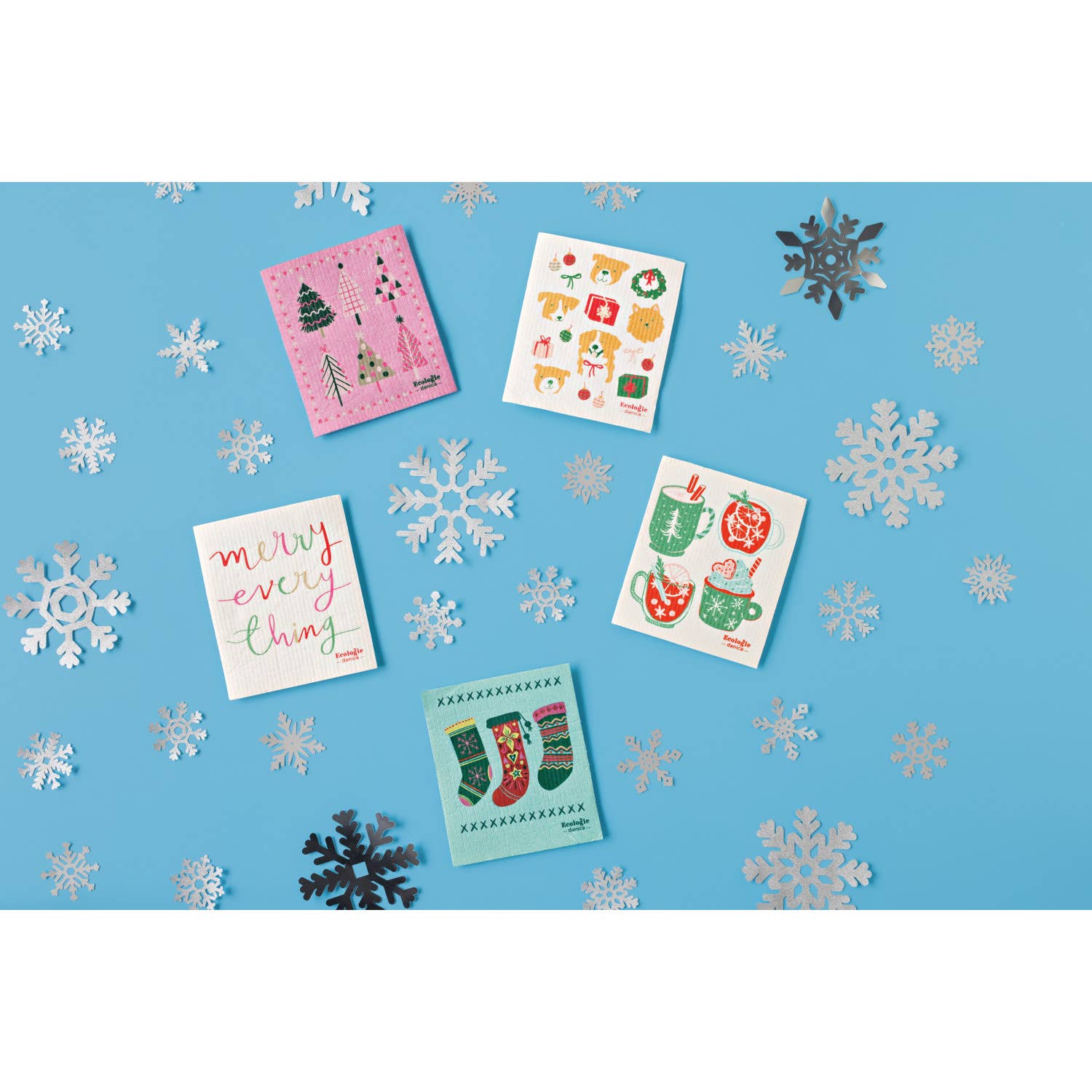 Ecologie - Vente Torchon - Torchon de Noël suédois Cozy Cups1