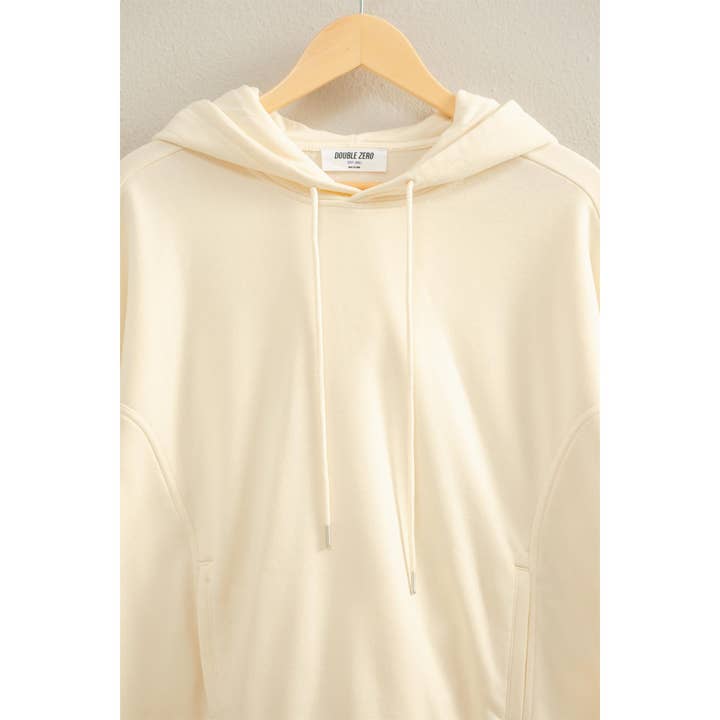 Double Zero - Wholesale Hoodie - Women's - Drop Shoulder Long Sleeve Oversized Hoodie15