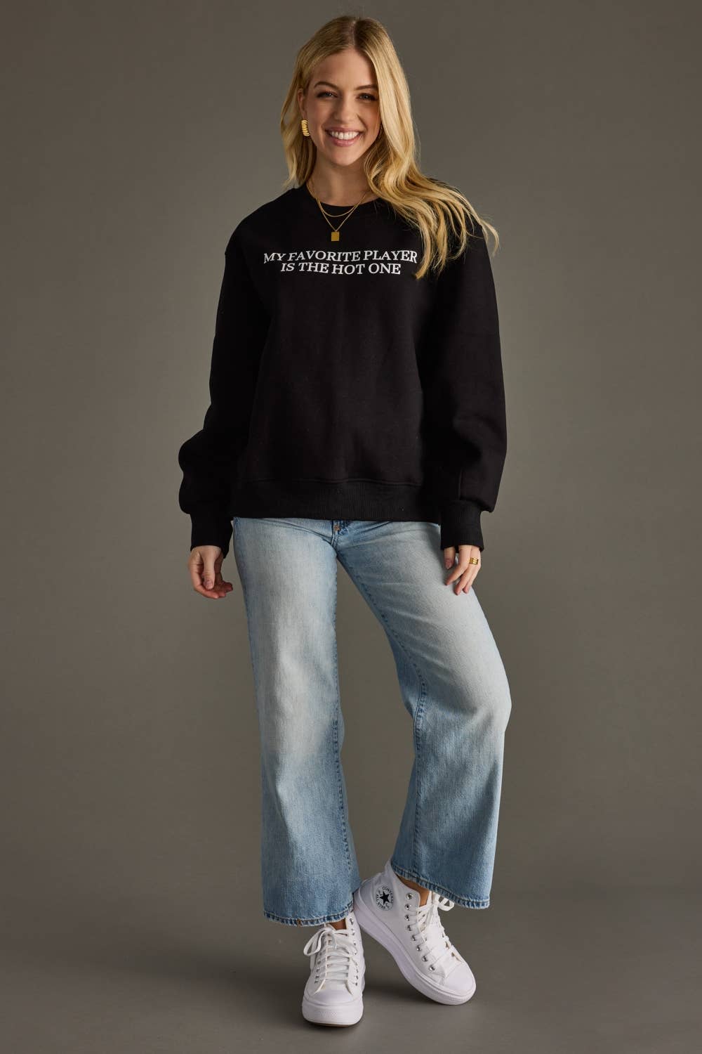 Panache Apparel Co. - Wholesale Graphic Sweatshirt - Women's - Favorite Player Sweatshirt2