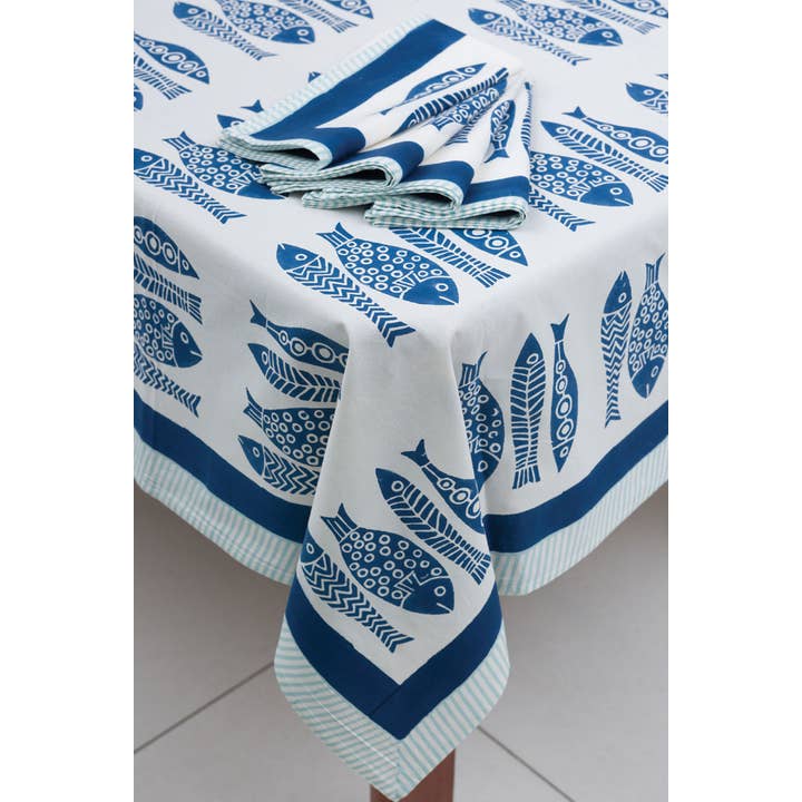 Sevya Handmade - Wholesale Tablecloth - Fish Tablecloth