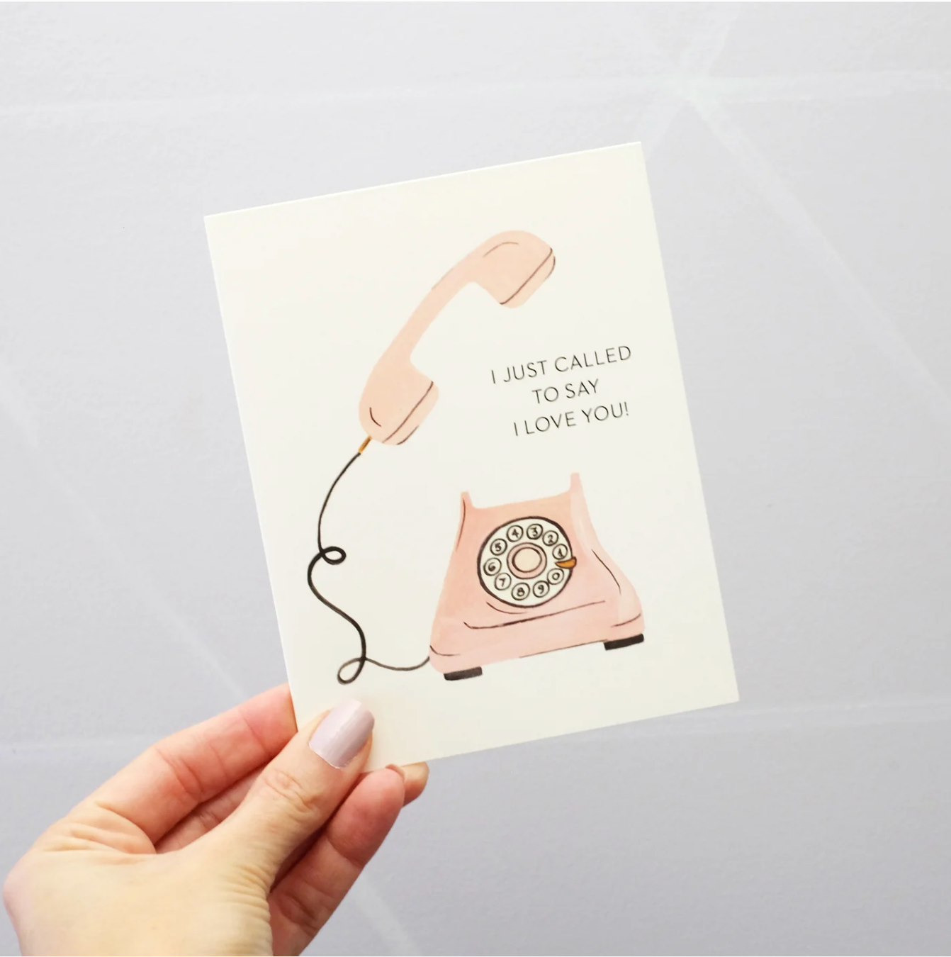 Paige & Willow - Wholesale Love Card - Love Call Card1