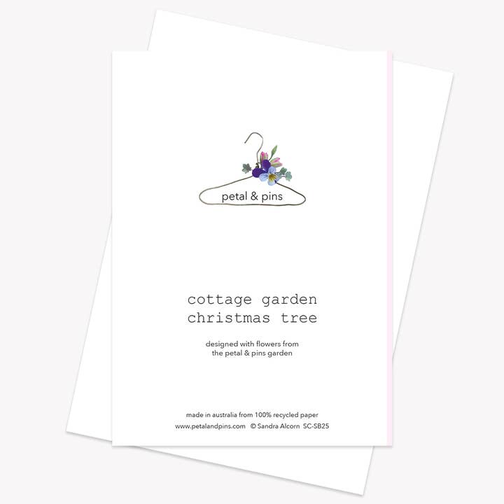 petal & pins – Engroshandel Julekort – Cottage Garden julekort1