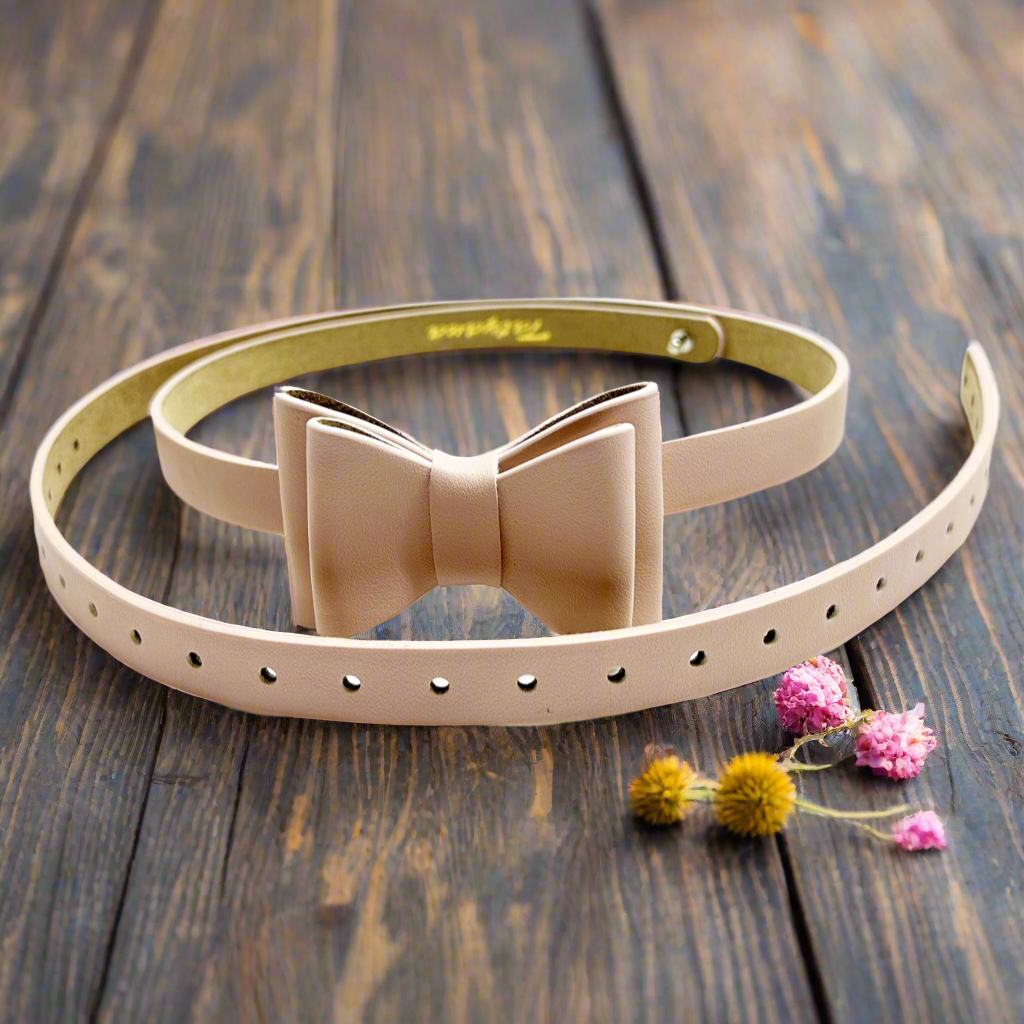 Tatyana Clothing - Wholesale Belt - Women's - Adjustable Size Retro Bow Belt1