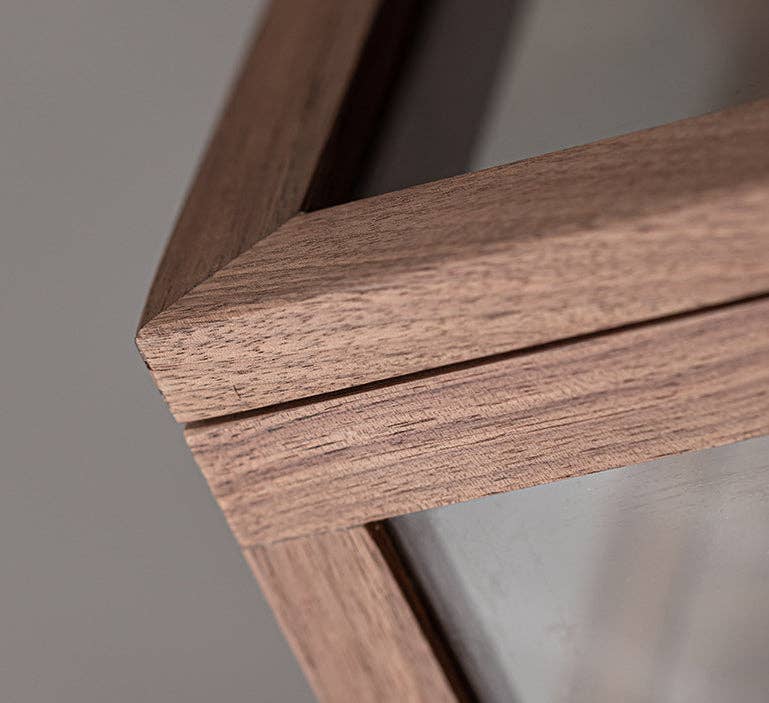 Gohobi （We cover U.S. import duties） - Wholesale Cabinet - Gohobi Walnut Wood Glass Tea Cabinet with Drawer7