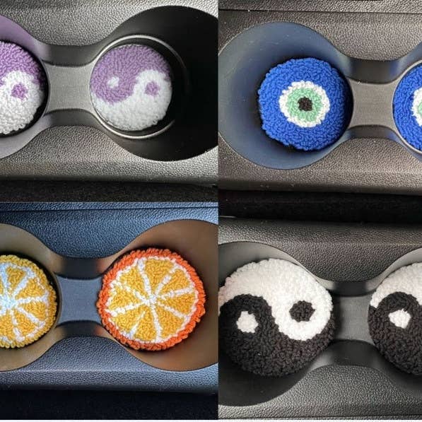 Honey Art and Nature - Wholesale Coasters - Punch Needle Coasters, Keychain, Pin, Badge,Magnet,Hair Clip8