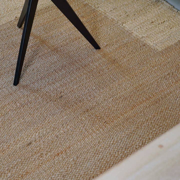 Chouhan Rugs - Wholesale Area rug - Off White and Beige Hemp Jute Rug, Vintage Large Area Hemp 11