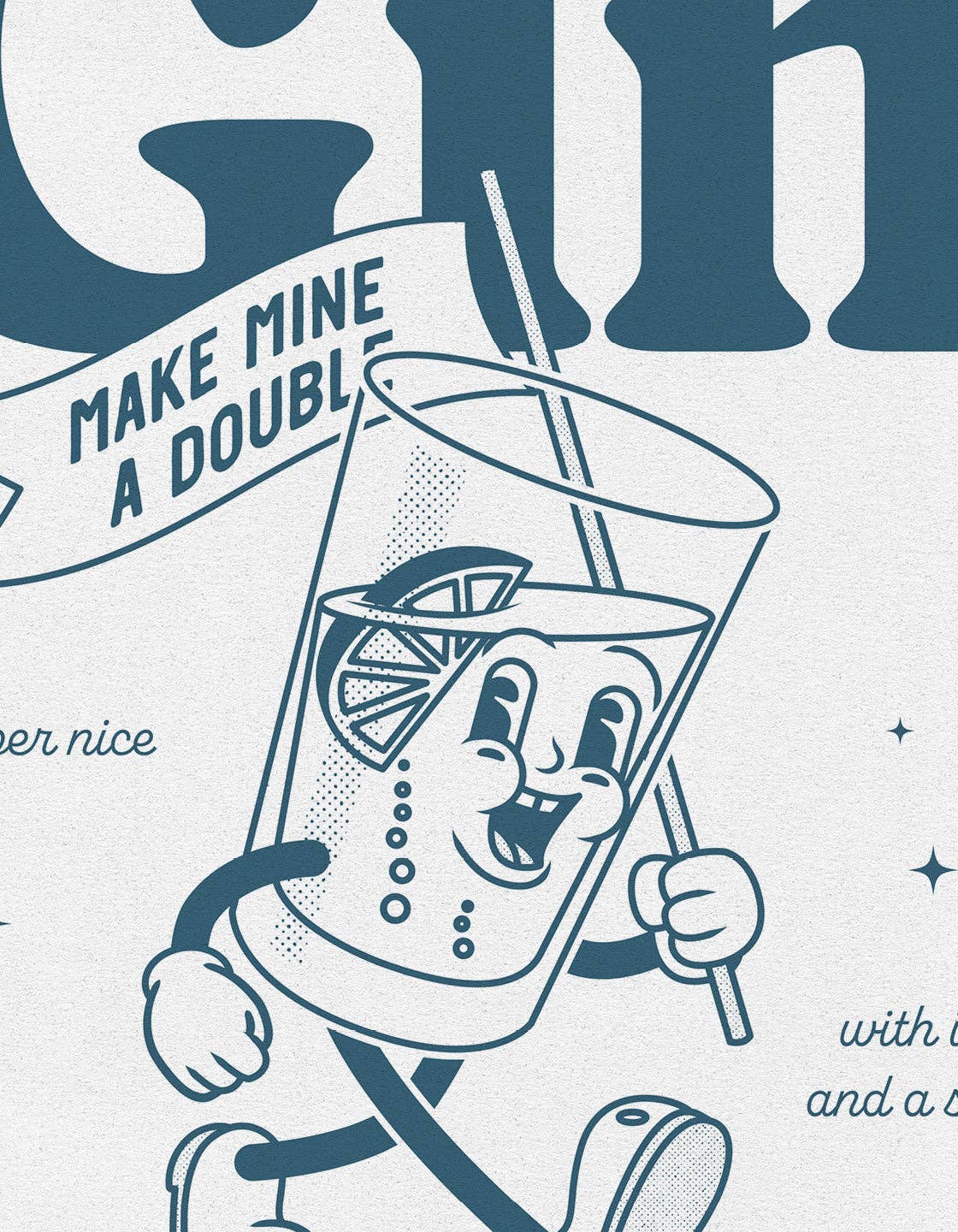 Rocket Jack – wholesale Art print – Gin and tonic5