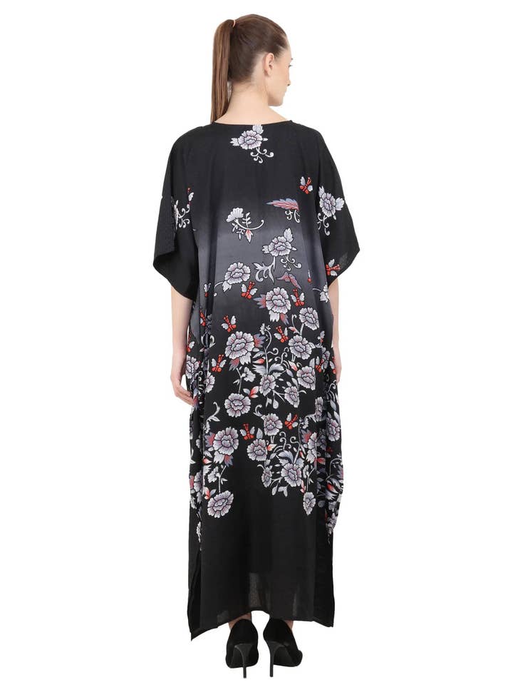 Miss Lavish London - Wholesale Kaftan – Women's - Women Long Kaftan Summer Caftan Dress 4 Colors 134 S-3XL1