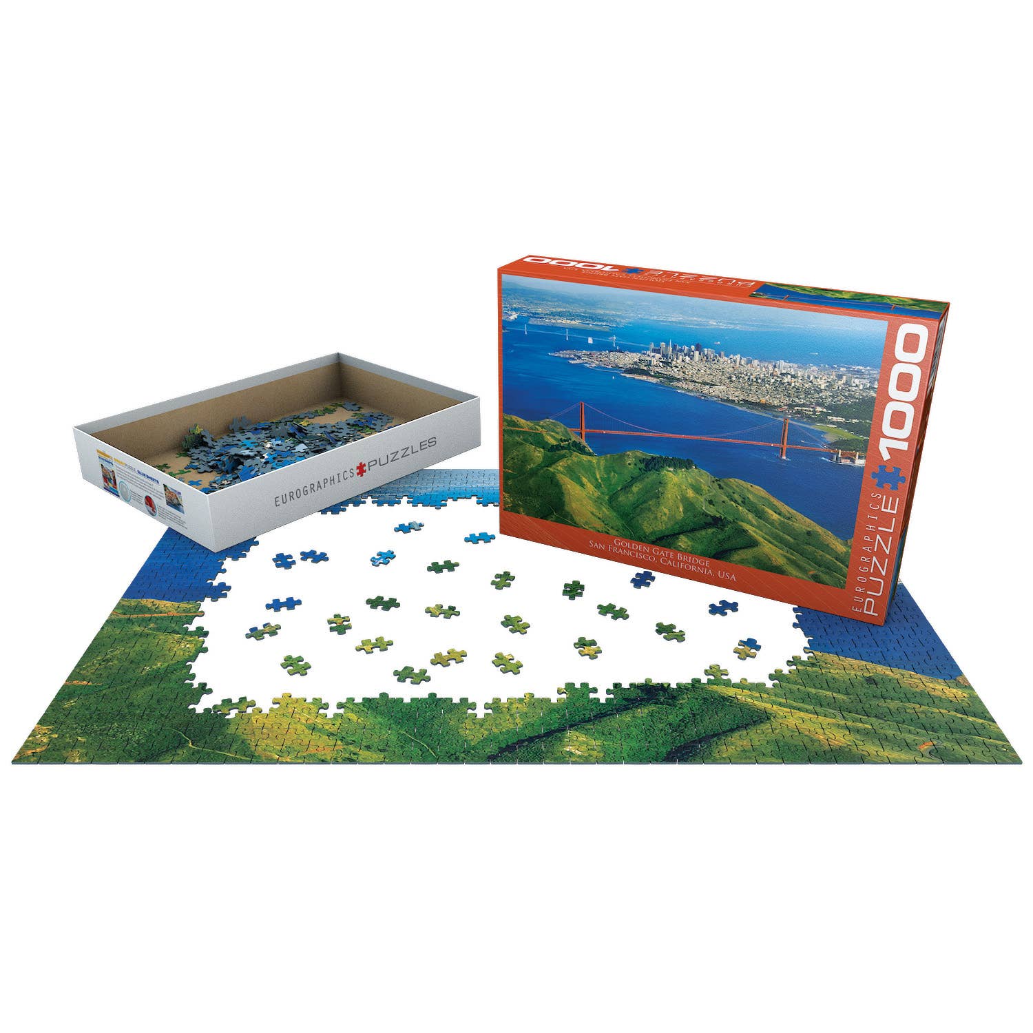 Eurographics Puzzles USA - Vente Puzzle – adulte - Pont Golden Gate Californie2