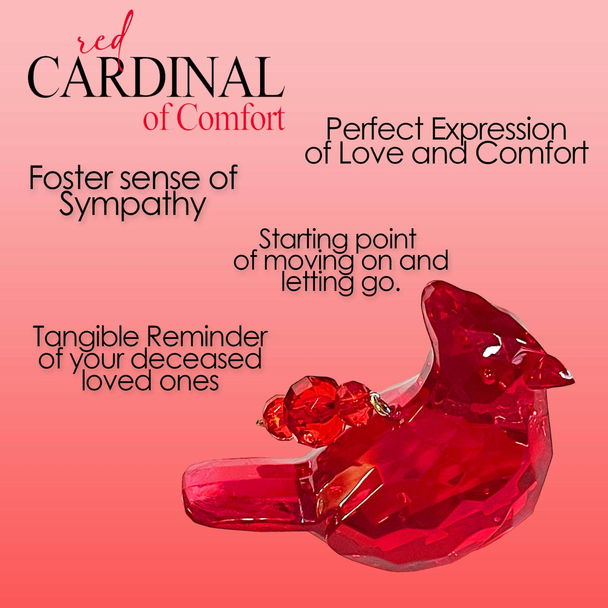Elskandi - Wholesale Ornament - Cardinal Ornament - Love & Comfort Sympathy6