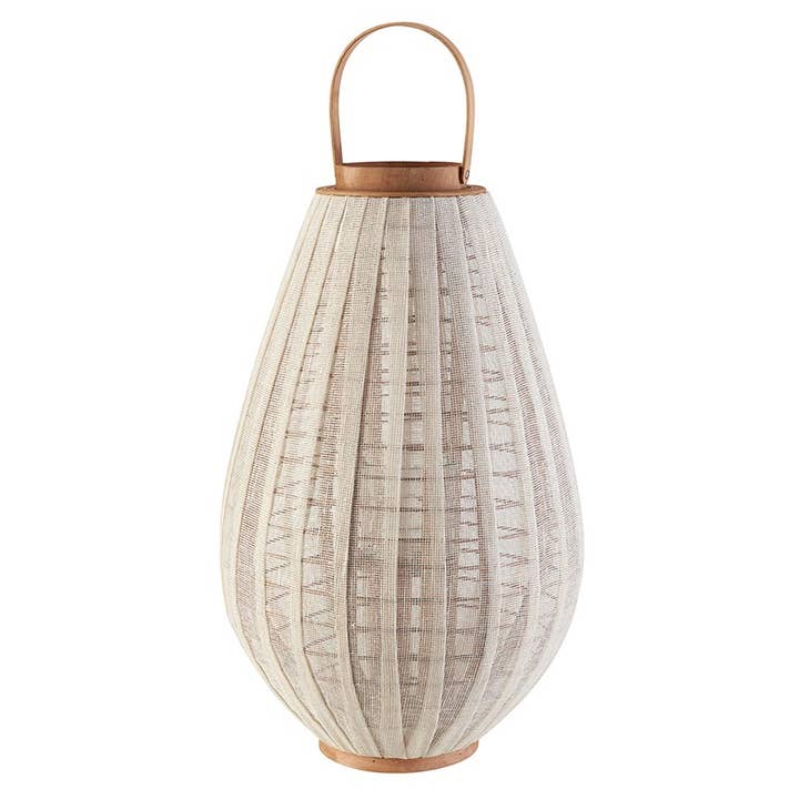 White Lantern - Large for wholesale by 47th & Main (Creative Brands)