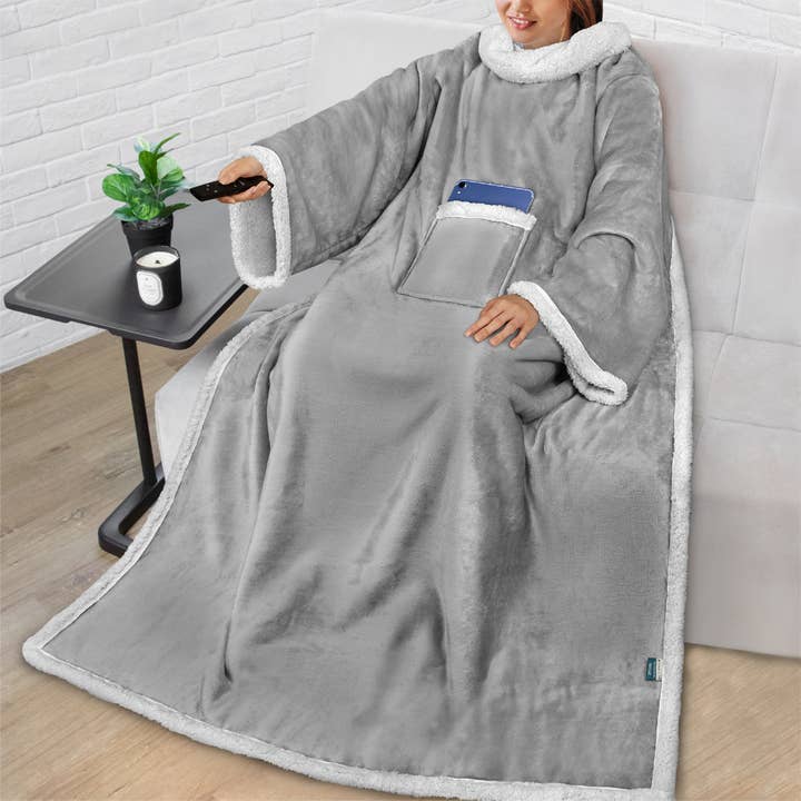 Pavilia - Vendita all'ingrosso Plaid - Coperta con maniche - Tasca applicata29