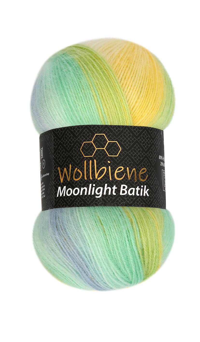 Wollbiene - Wholesale Yarn - Wool Bee Moonlight Batik Crochet Knitting Wool DIY17