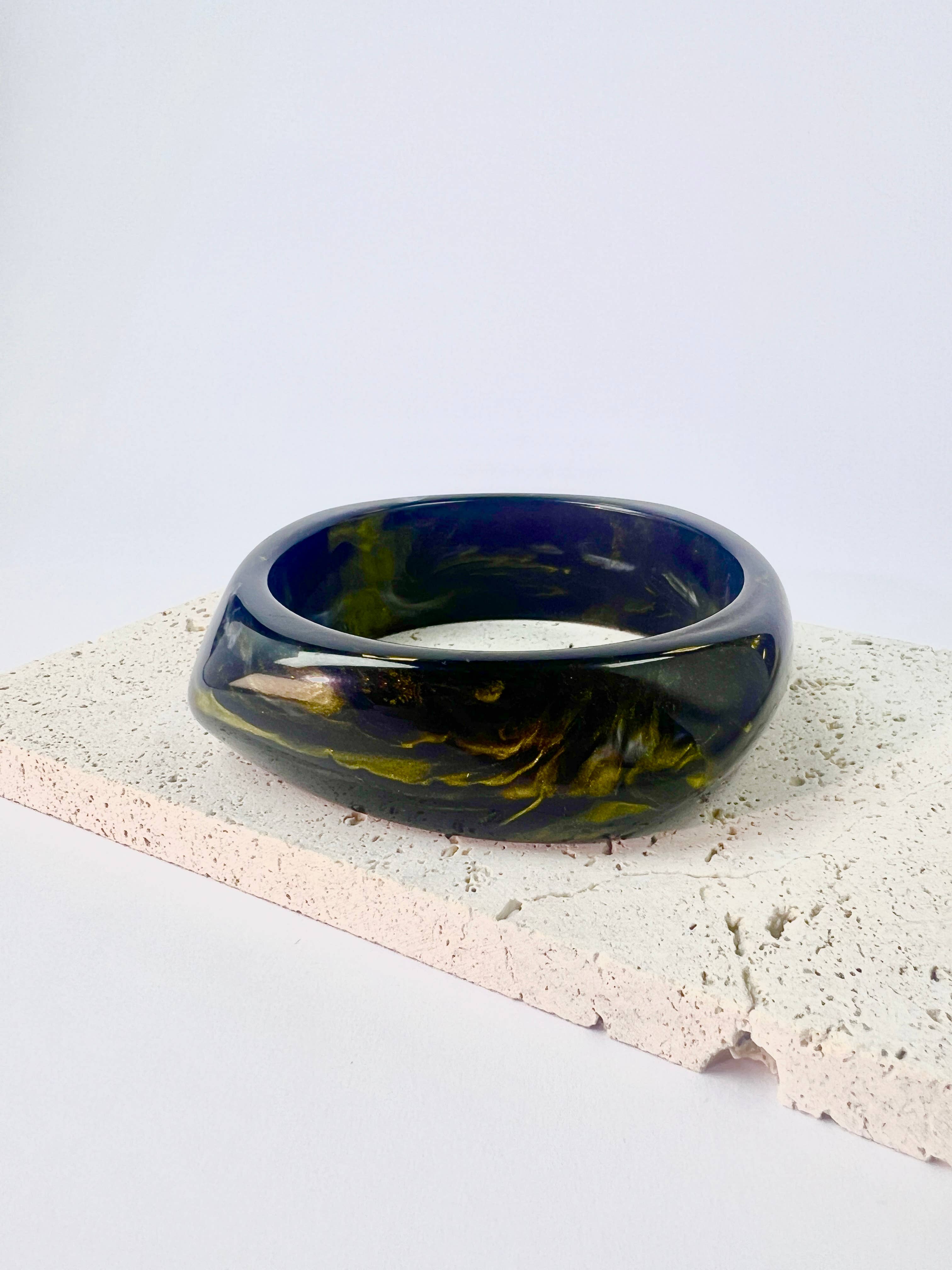 COSMOS - Wholesale Bangle Bracelet - Marble-effect resin bangle bracelet17