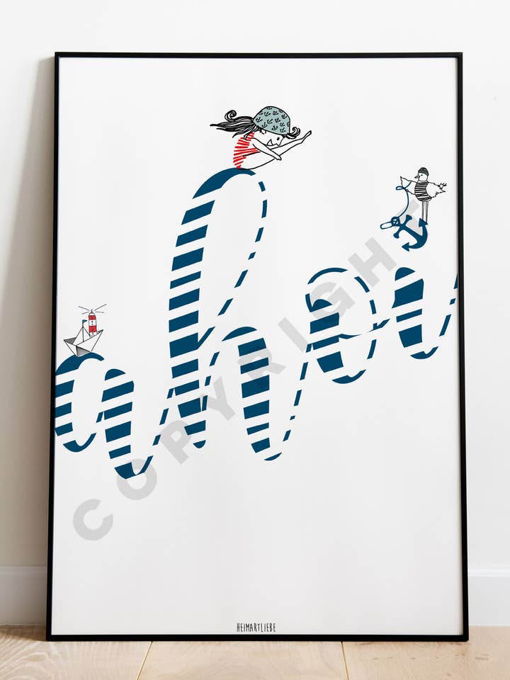 TRYCK - AHOY för wholesale av HEIMARTLIEBE®