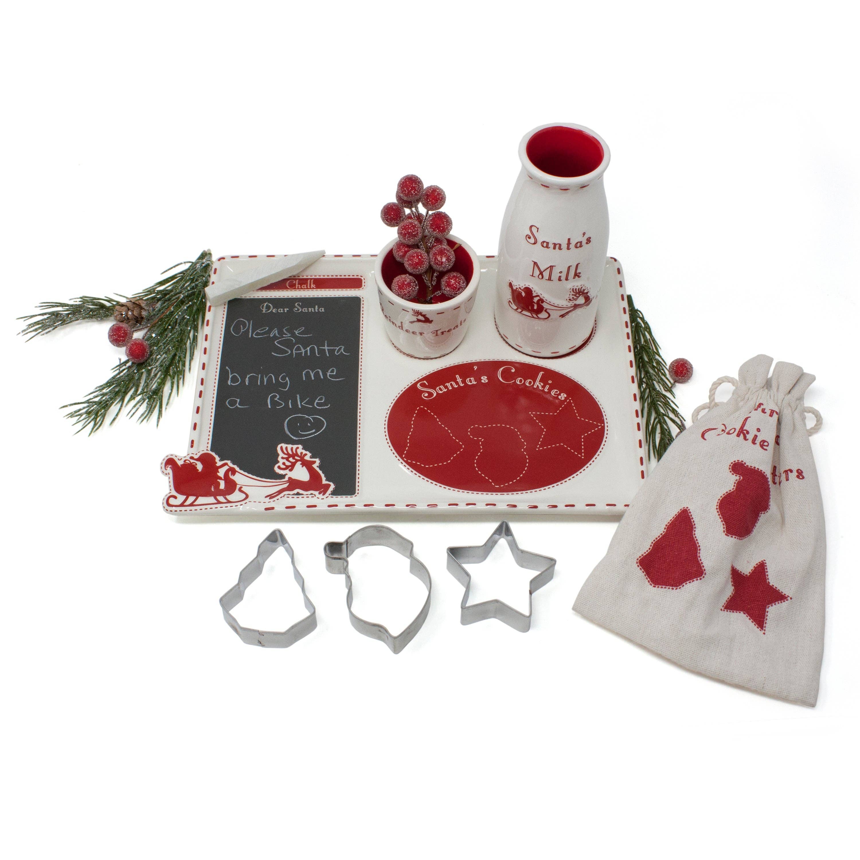 Child To Cherish® - Wholesale Christmas Decoration - Santa's Cookie Platter Set1