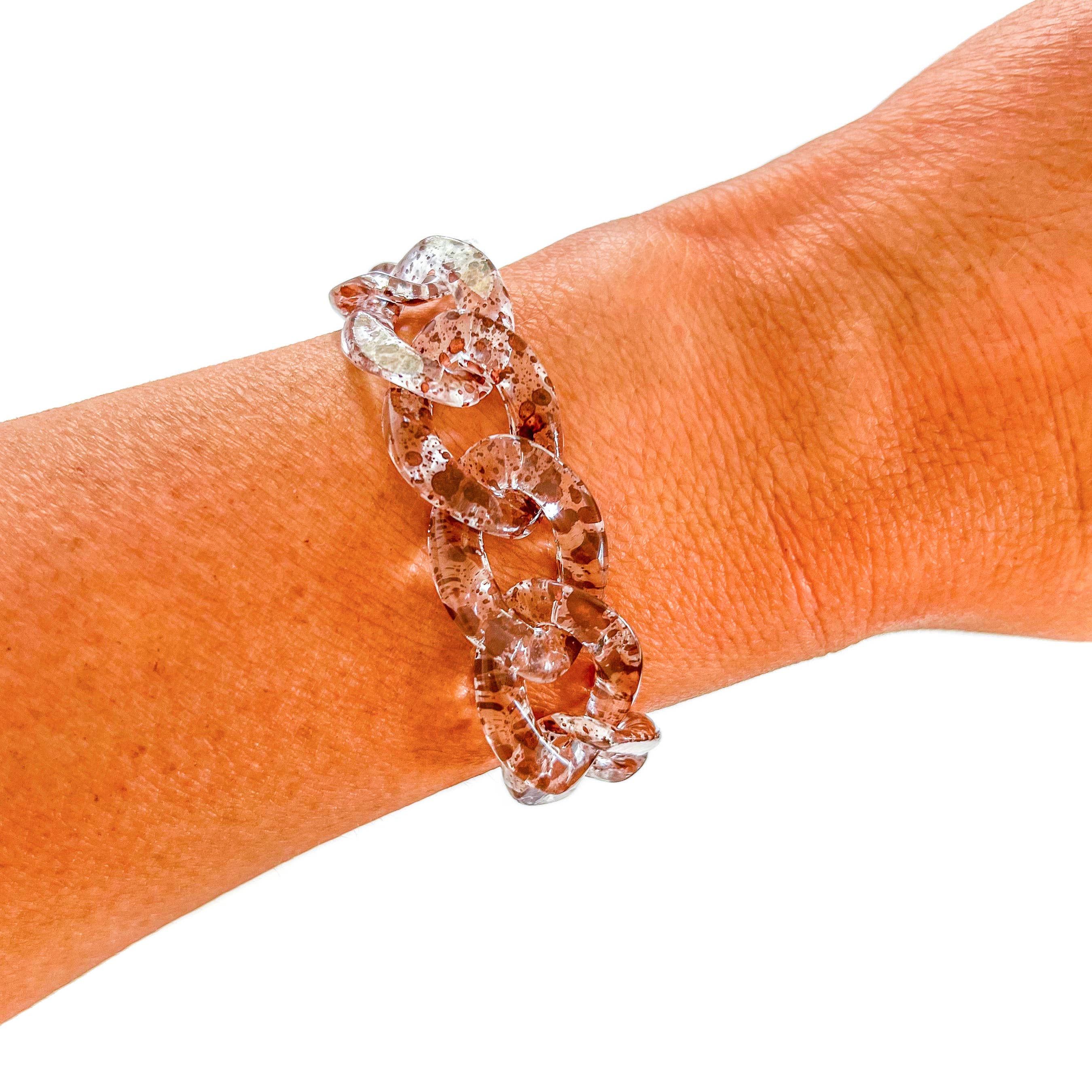 Savvy Bling - Wholesale Link & Chain Bracelet - All Chunky Acrylic Chain Link Bracelet42