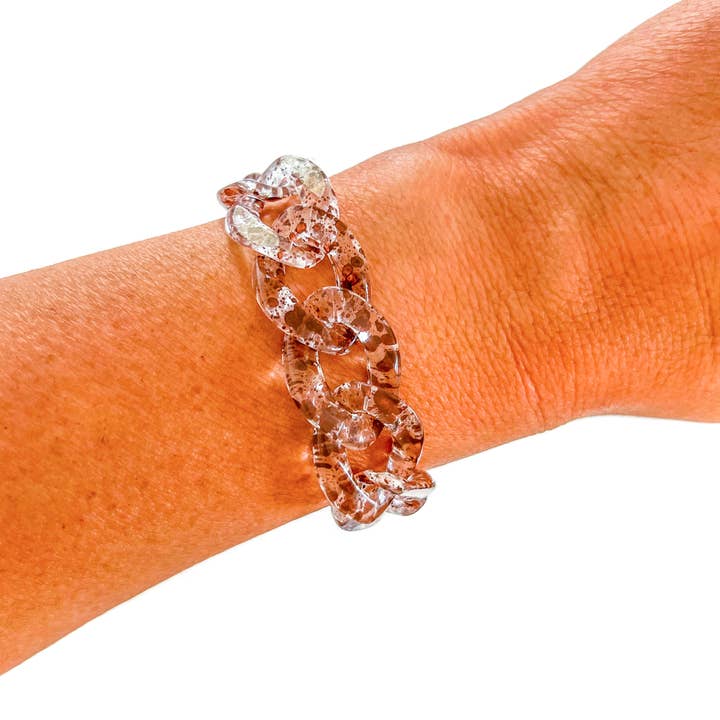 Savvy Bling – wholesale Länkar och kedjearmband – Alla Chunky Akryl Chain Link Armband42