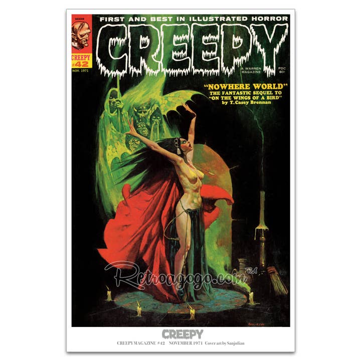Retro-a-go-go! - Wholesale Poster - Creepy Magazine Cover No. 42 Poster Print