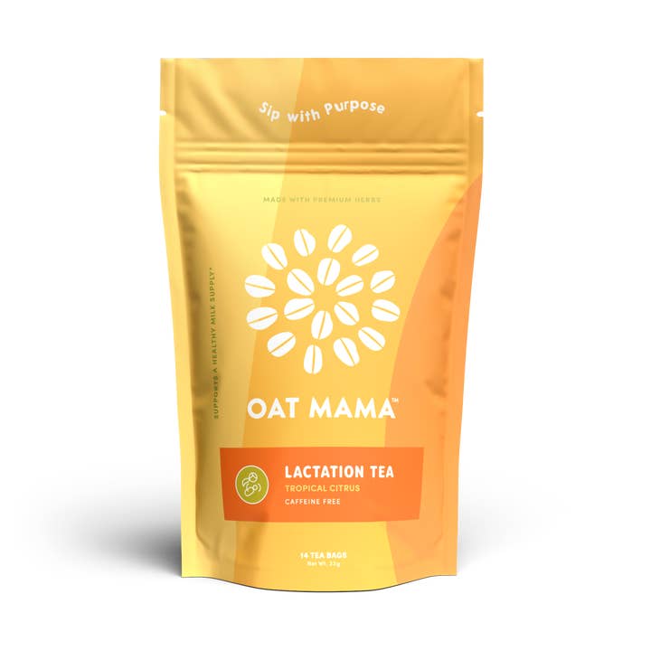 Tropical Citrus Lactation Tea for wholesale by Oat Mama