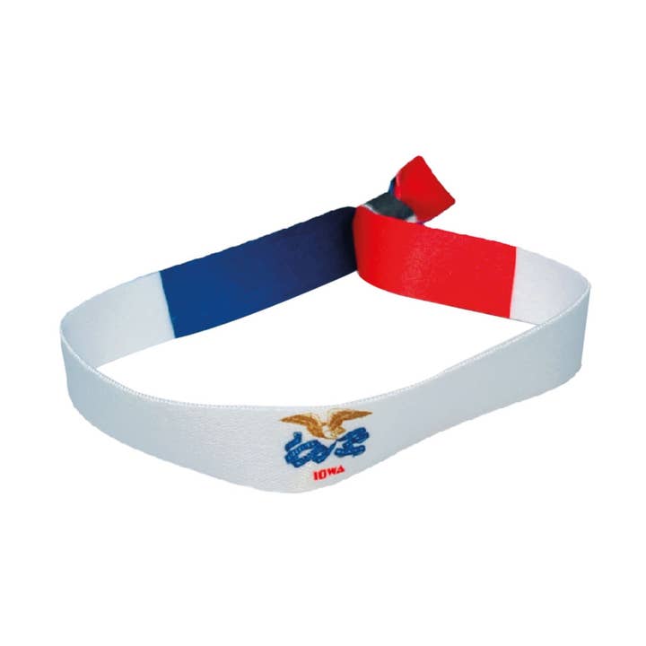 Pulsera Tejida – Bandera Estatal de Iowa – EE. UU. – P1929 para venta al por mayor de Worldwide Souvenirs