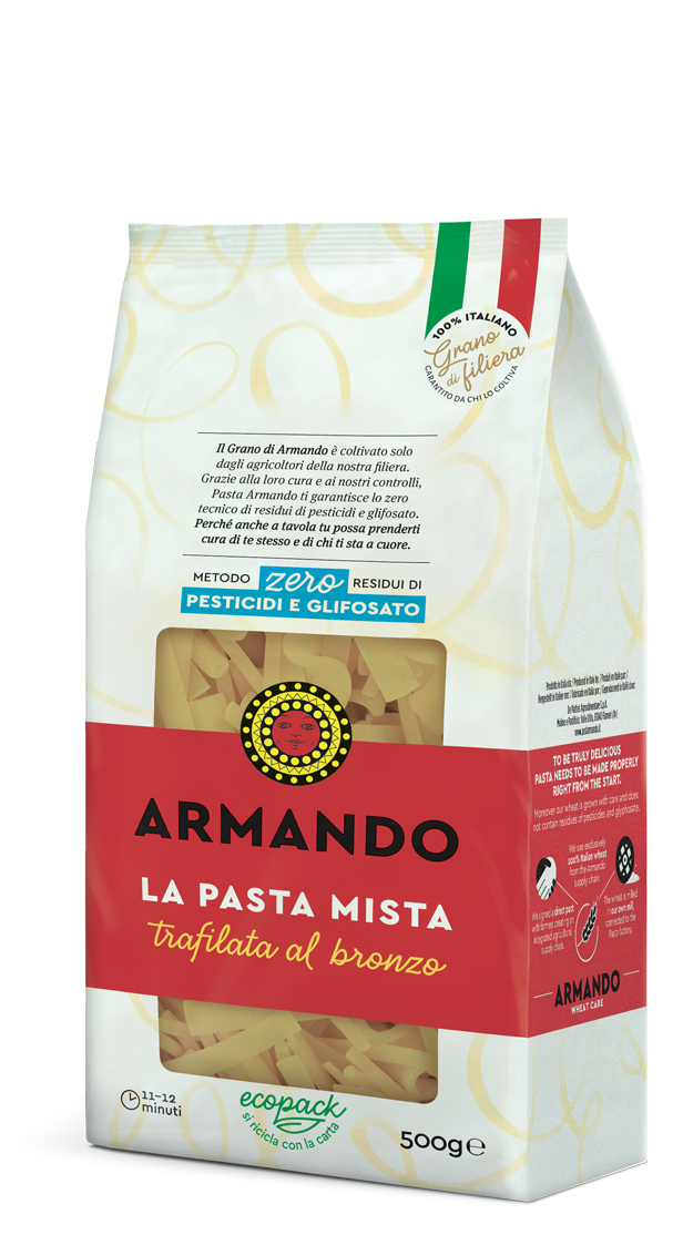 Armando - Wholesale Pasta - Mixed Pasta, 100% Italian Durum Wheat Semolina Pasta0