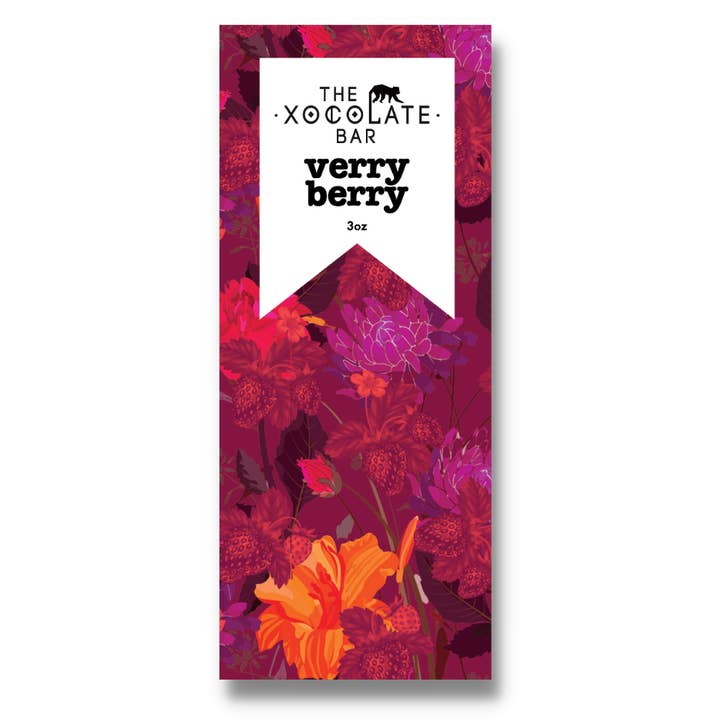 The Xocolate Bar - Wholesale Chocolate Bar - Very Berry Bar - Organic fair trade vegan dark chocolate2