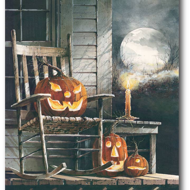 Night Watchman Gallery-Wrapped Canvas Wall Art for wholesale by Courtside Market