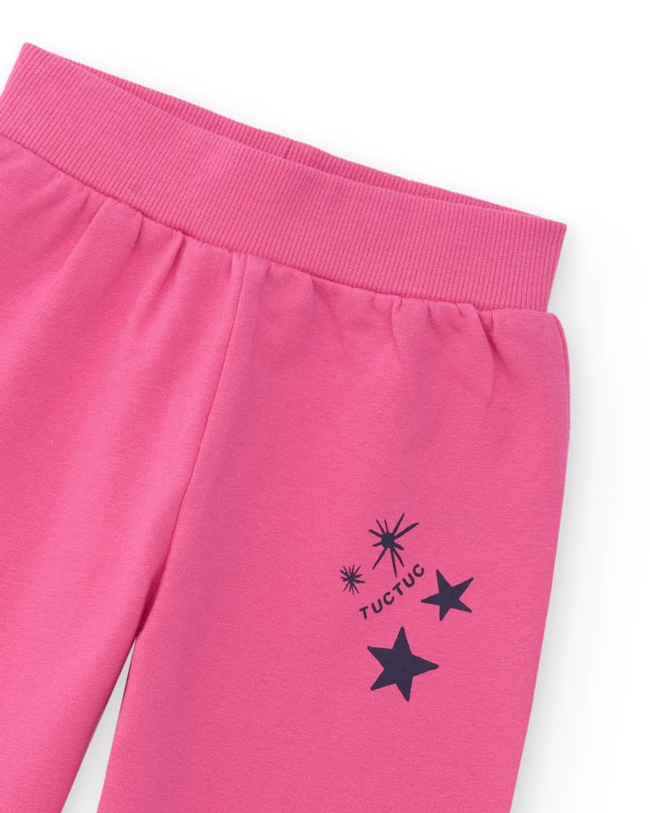 tuc tuc - Wholesale Lounge Set - Kids - Girl's set with space sweatshirt and pink pants3