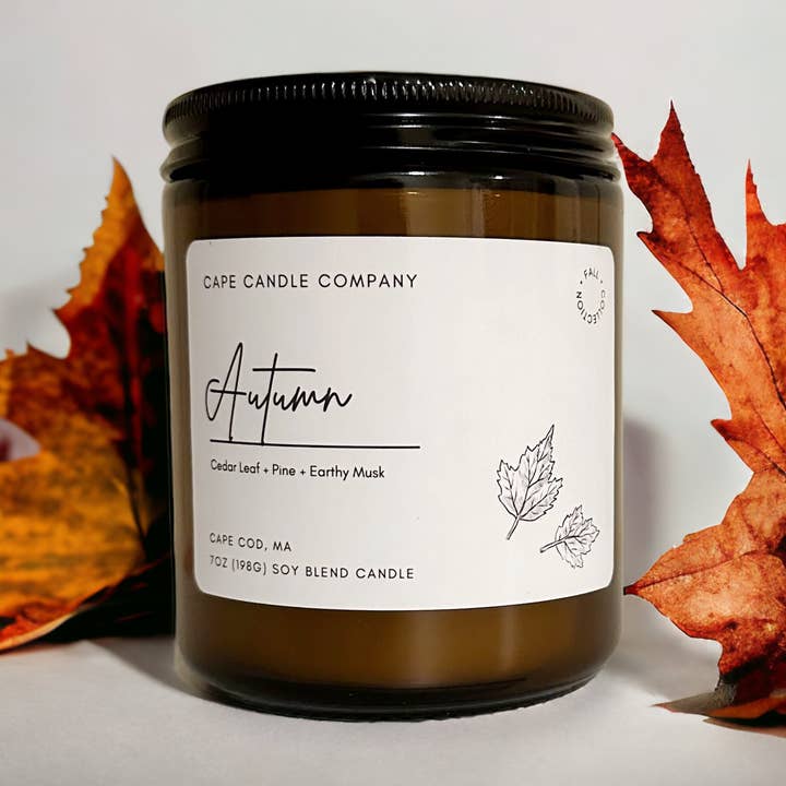 Autumn - 7oz Candle for wholesale by Cape Cod Candle Company
