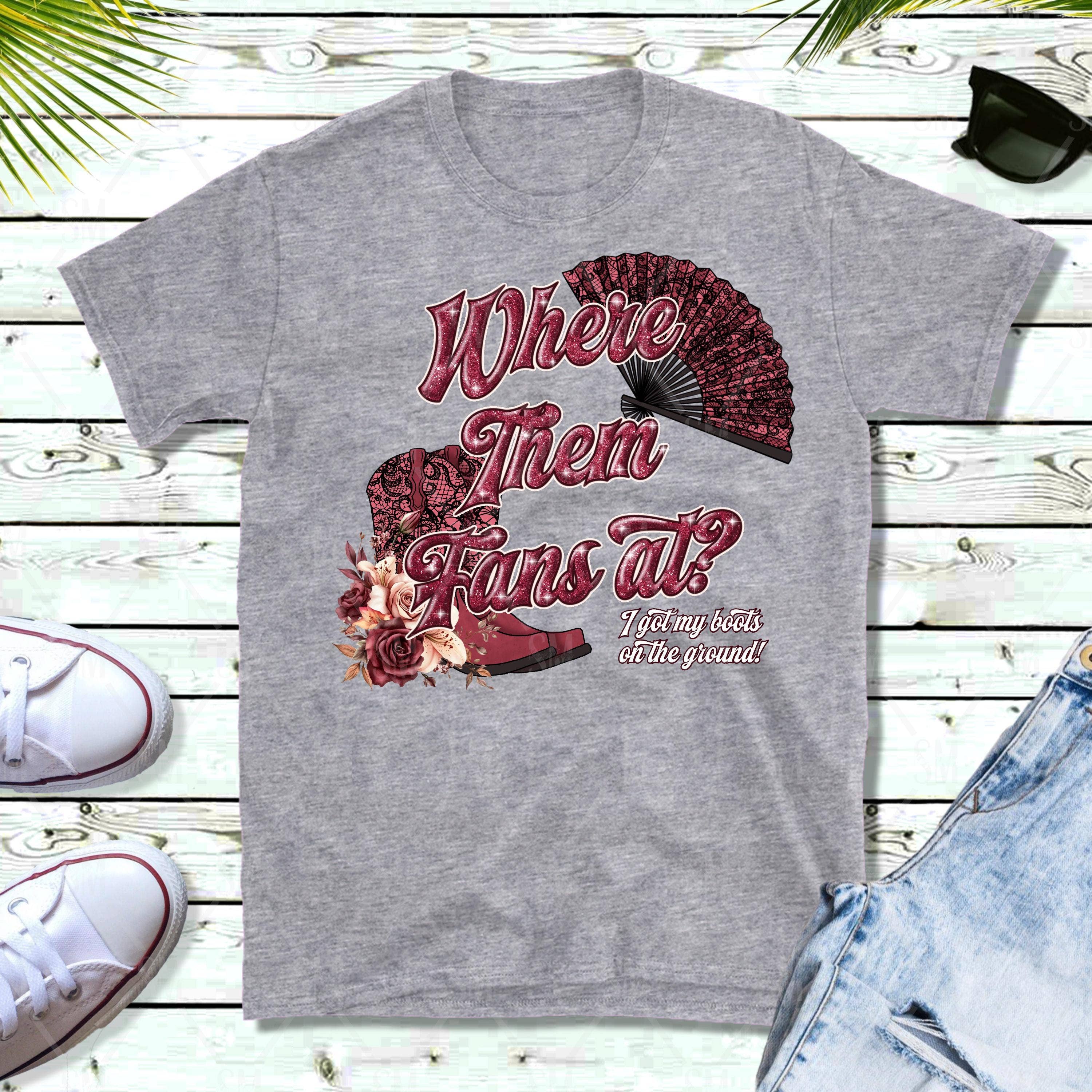 SONDO DESIGN LTD - Wholesale T-Shirt (Graphic) - Women's - Where Them Fans At? I Got My Boots On The Ground Shirt