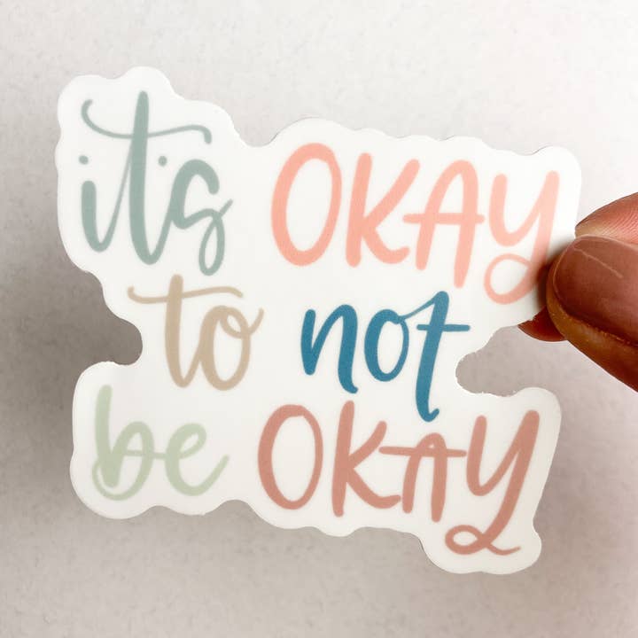 Pegatina Está Bien No Estar Bien - MINI para venta al por mayor de Wild & Precious Boutique