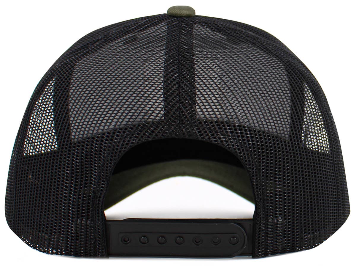 KBETHOS - Wholesale Trucker Hat - Unisex - Skull Patch Flag Mesh Ballcap4