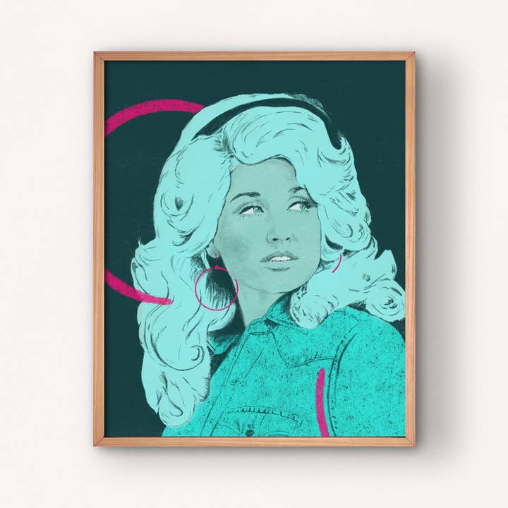 Lauren Denitzio Art & Illustration - Wholesale Art Print - Dolly Parton Art Print