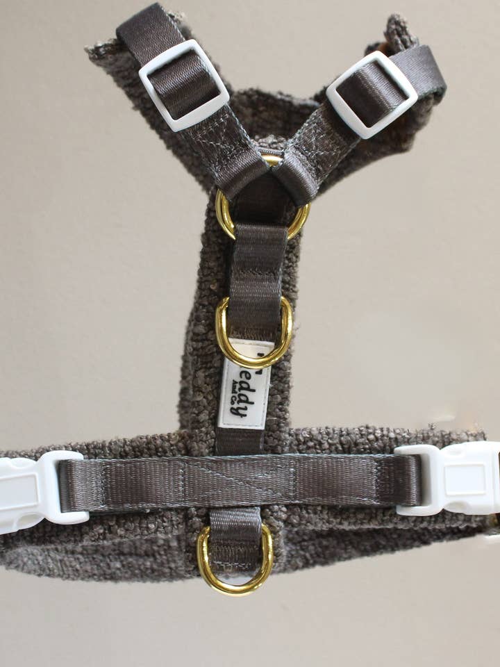 Y-sele Coffee┃Bouclé stof for engroshandel hos Teddy And co