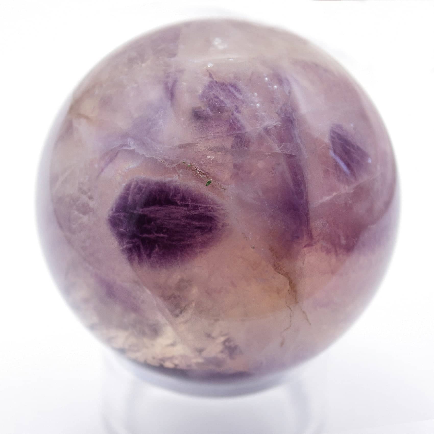 Tiny Rituals - Wholesale Spiritual Stone/Crystal - Rare Rainbow Fluorite Spheres - AAA Premium Quality75