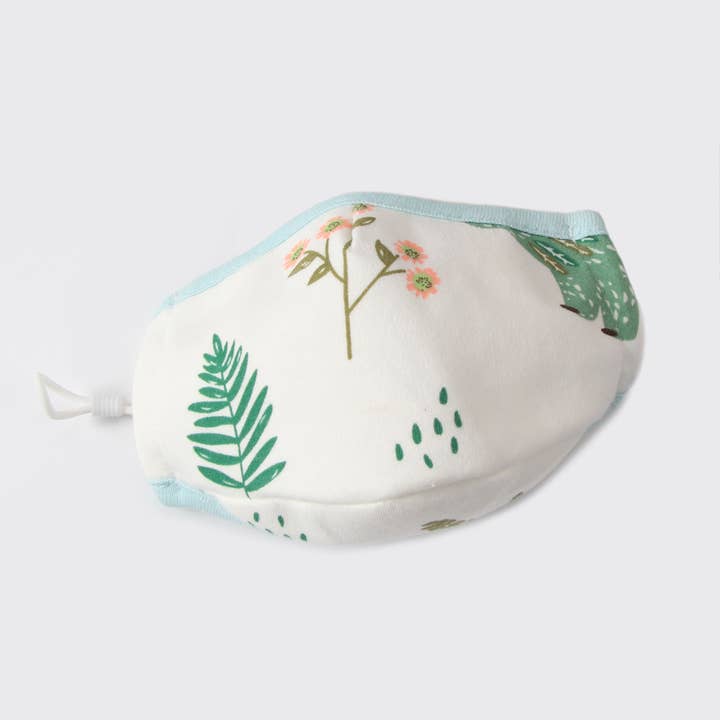 Kid's Cotton Face Mask with filter pocket - Forest for wholesale by Cheengoo