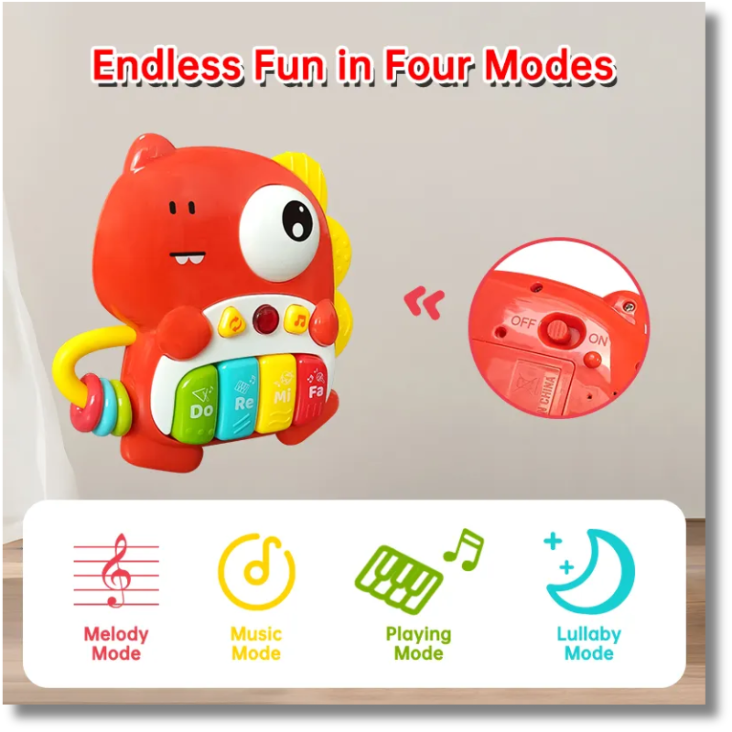 JSBlueRidge Toys - Vente Jouet musical – enfant et bébé - Jouet musical lumineux d'éveil pour bébé2