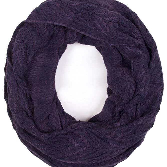 Hana - Wholesale Scarf - Women's - Plaid and Mixed Pattern Winter Infinity Scarf