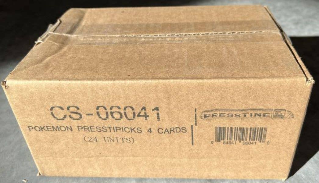 Wildwood Enterprises LLC - Wholesale Card Game - Pokémon Trading/Gaming Cards 4ct. PRESSTI Pick Pack2